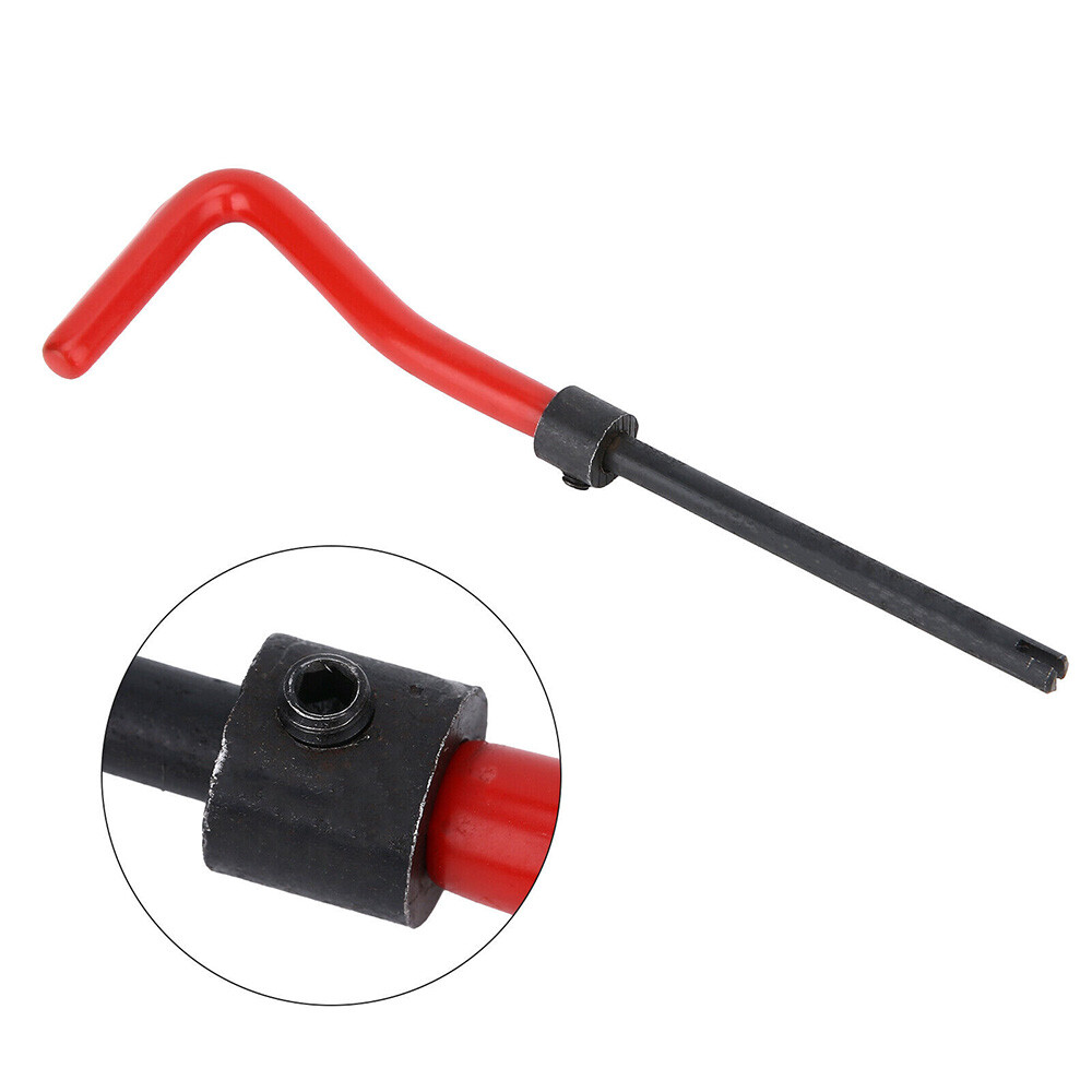 30Pcs Helicoil M6x1.0mm Thread Repair Tool Kit suitable for 6mm Damaged Threads