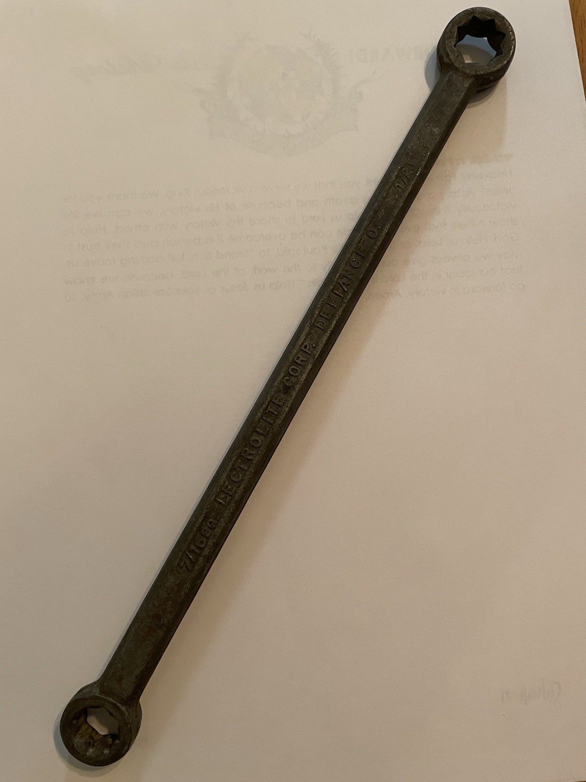 TOOLS FORD BRAKES BOX END WRENCH 1/2-7/16 FREE SHIPPING IN THE US