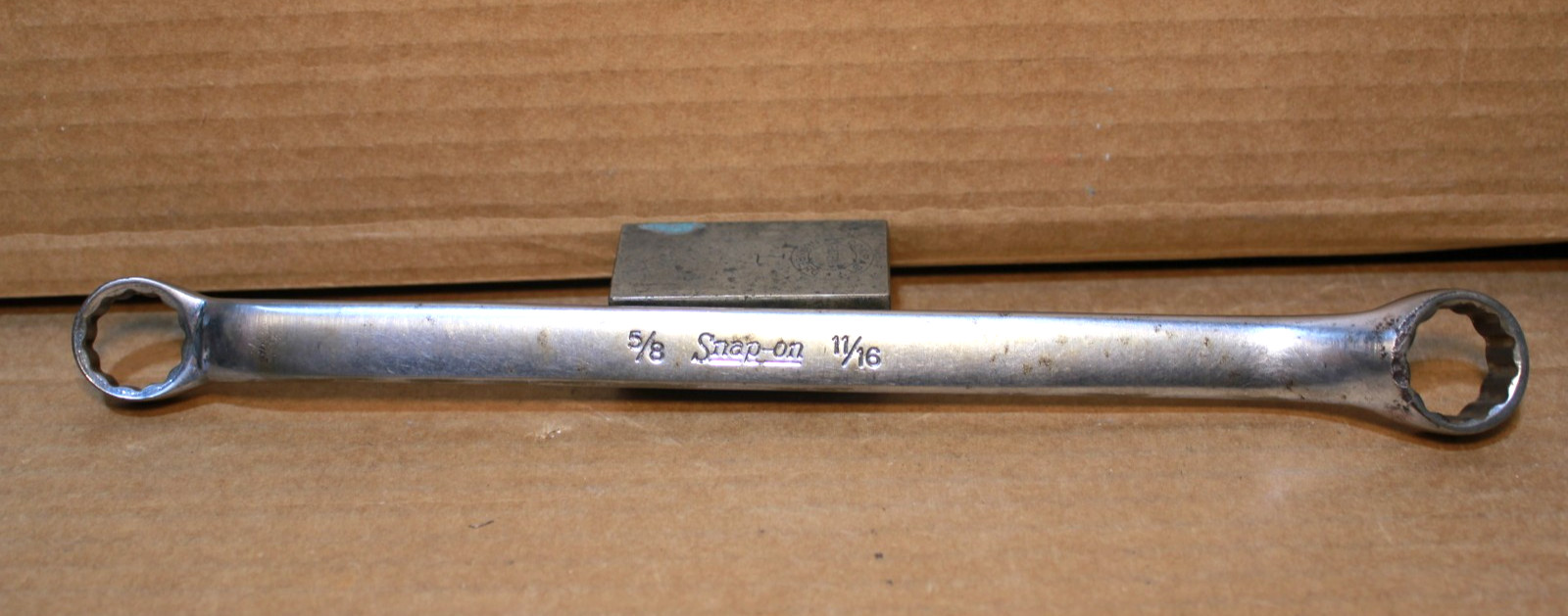 Snap On XB2022 5/8″ x 11/16″ Offset Double Box End Wrench 12 Point MADE IN USA