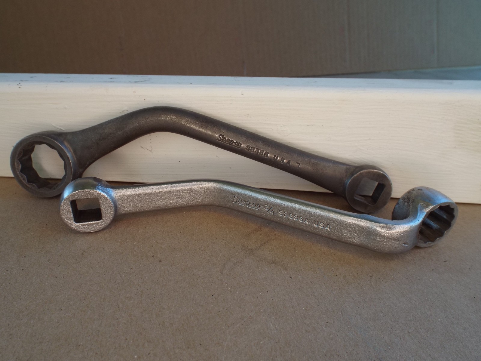 VTG Snap-On S8686A & S8366 3/4″ & 15/16 Specialty Wrench SAE 1/2″ Dr USA (Read)