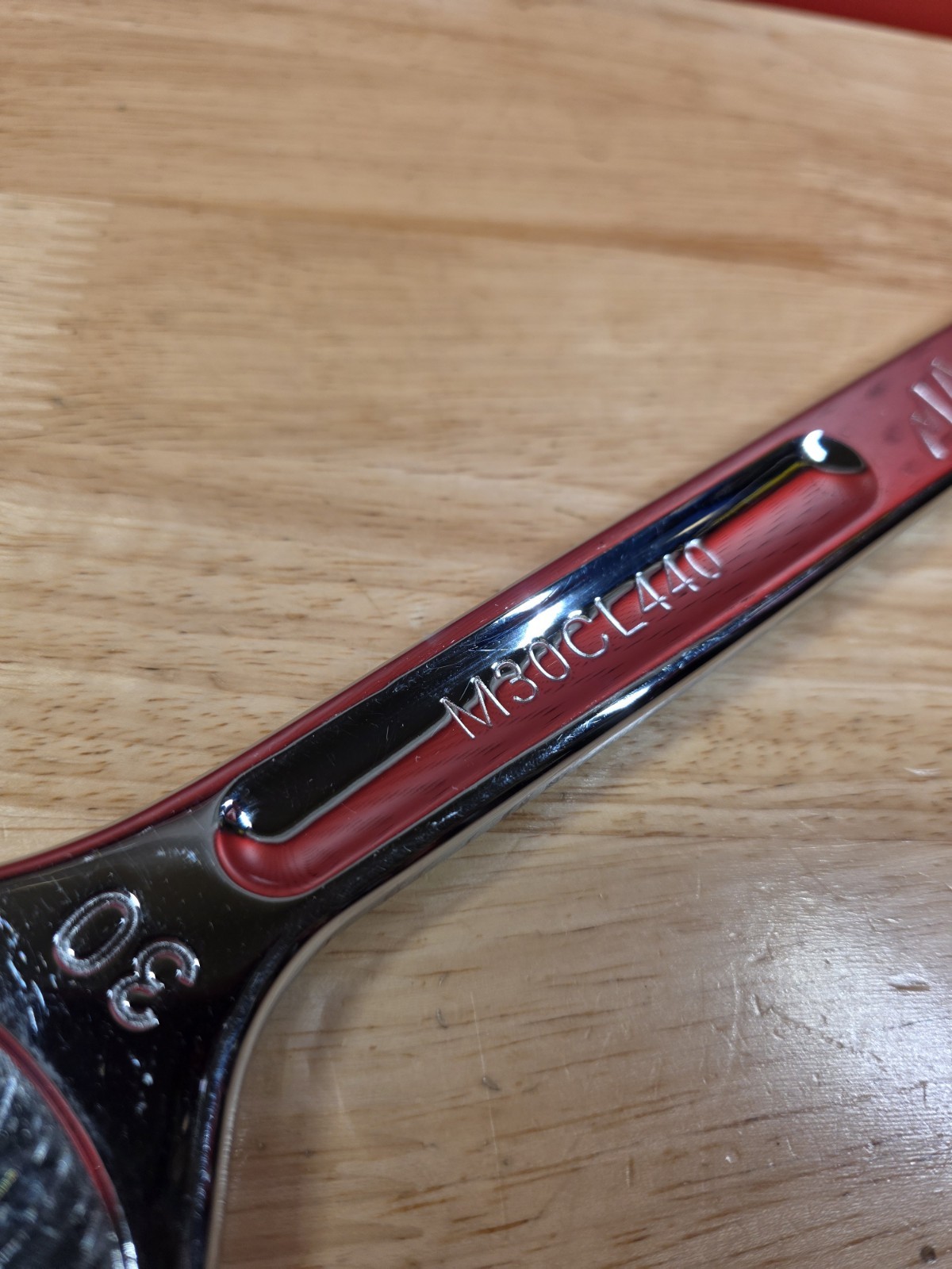 Mac Tools M30CL440 30mm Metric Standard 12-Point Chrome Combination Wrench NICE