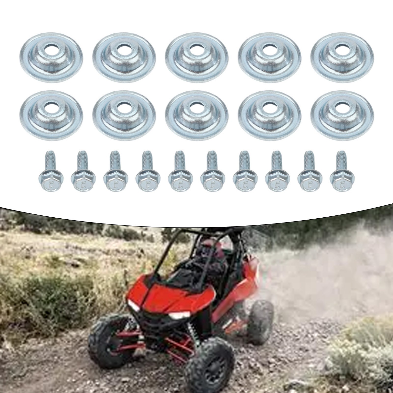Anti-Slip Gasket Bolts Anti-Skid Plate Washer Bolts Custom Fit For Vehicle