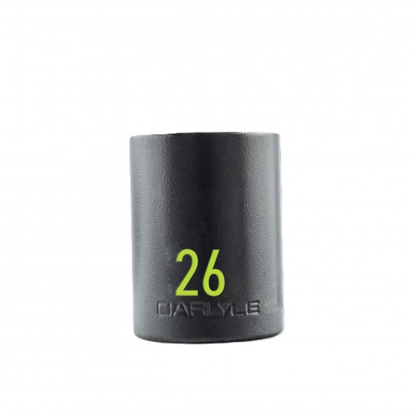 Carlyle 1/2DR 26MM 6 POINT IMPACT SOCKET – CIS1226M