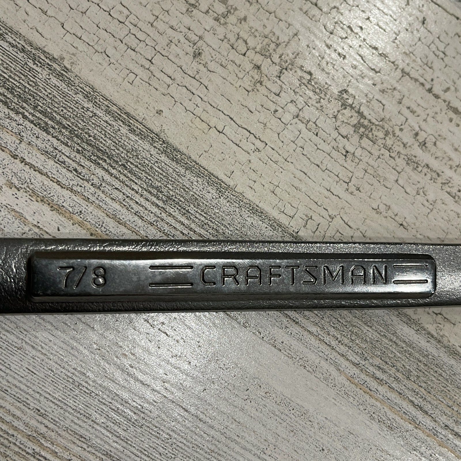 USA Made = CRAFTSMAN = 7/8″ WRENCH Standard SAE INCH Combination 44703 NOS 12 PT