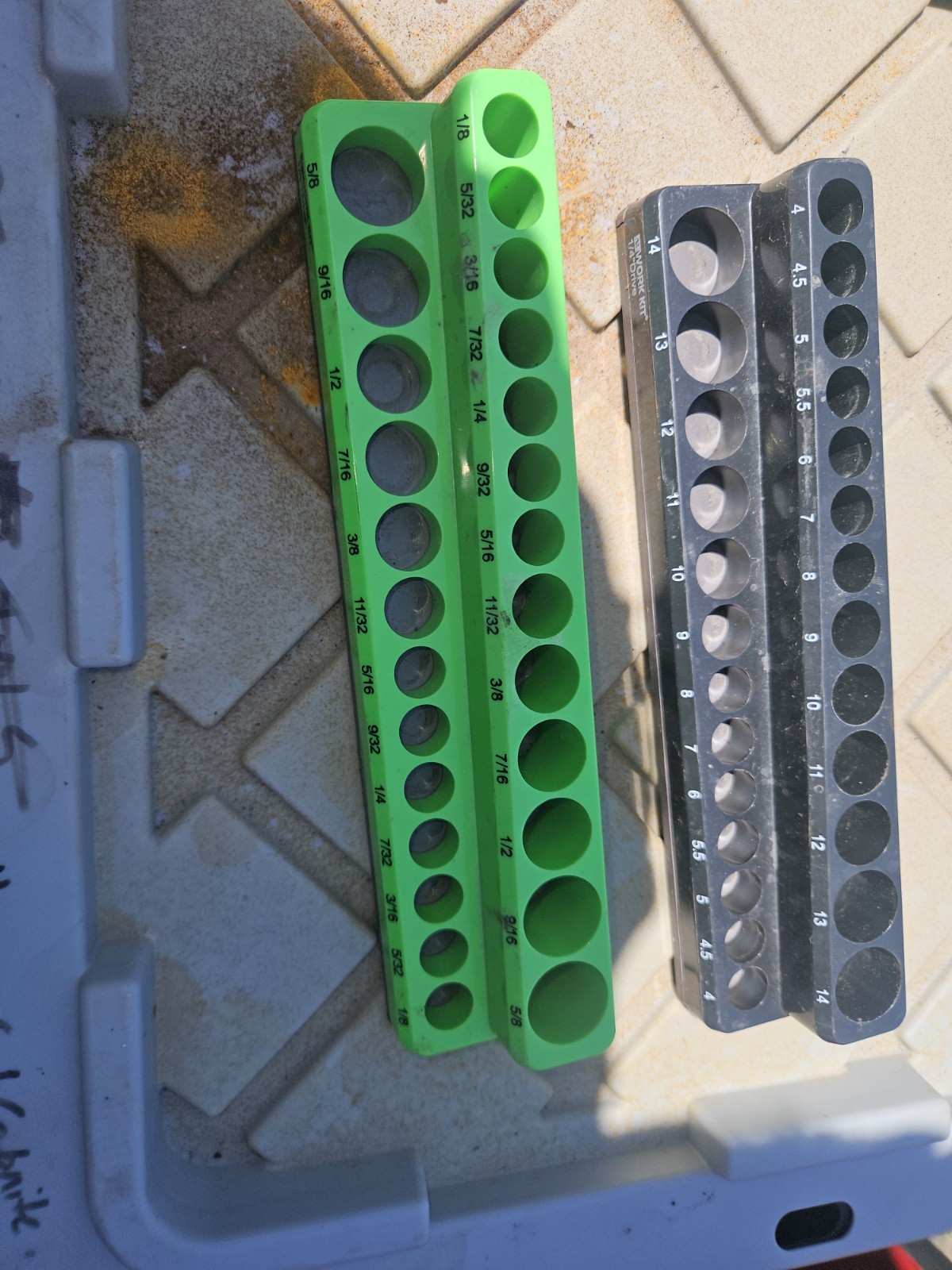 1/4 In Drive Socket Holders