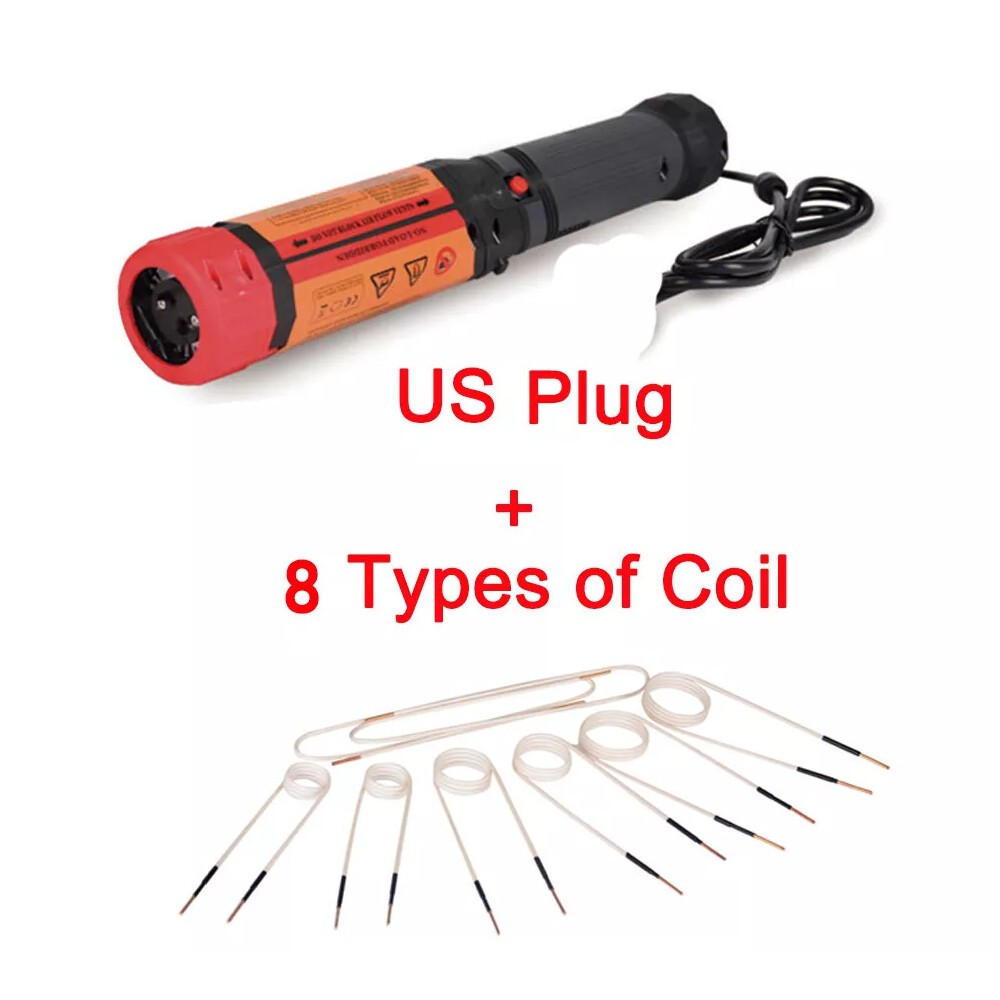 Magnetic Induction Heater Kit 1000W Induction Heat Bolt Removal Tool + 8 Co US