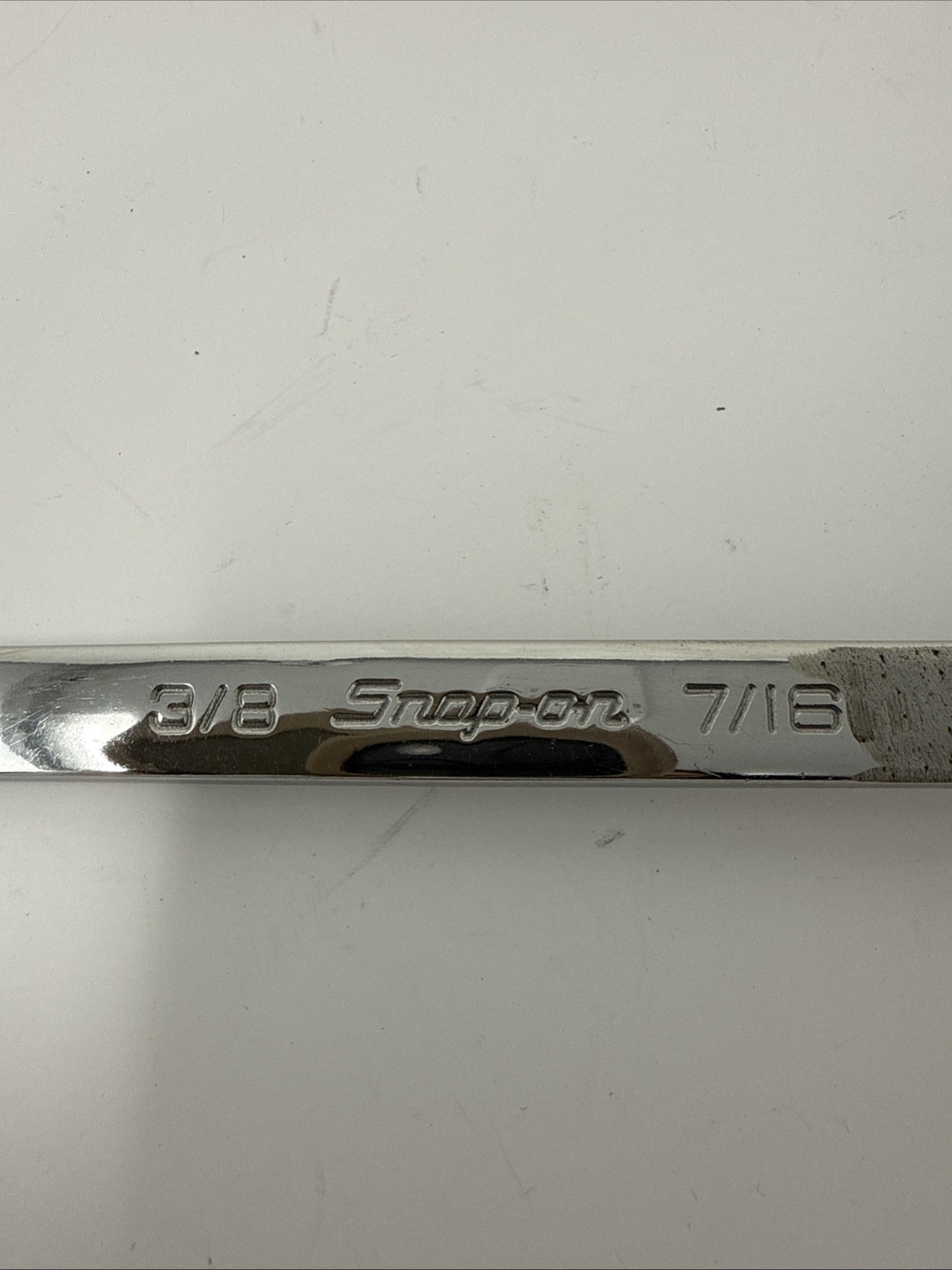 Snap-on tools 3/8 x 7/16″ SAE flare nut open end 6-point wrench RXFS1214B