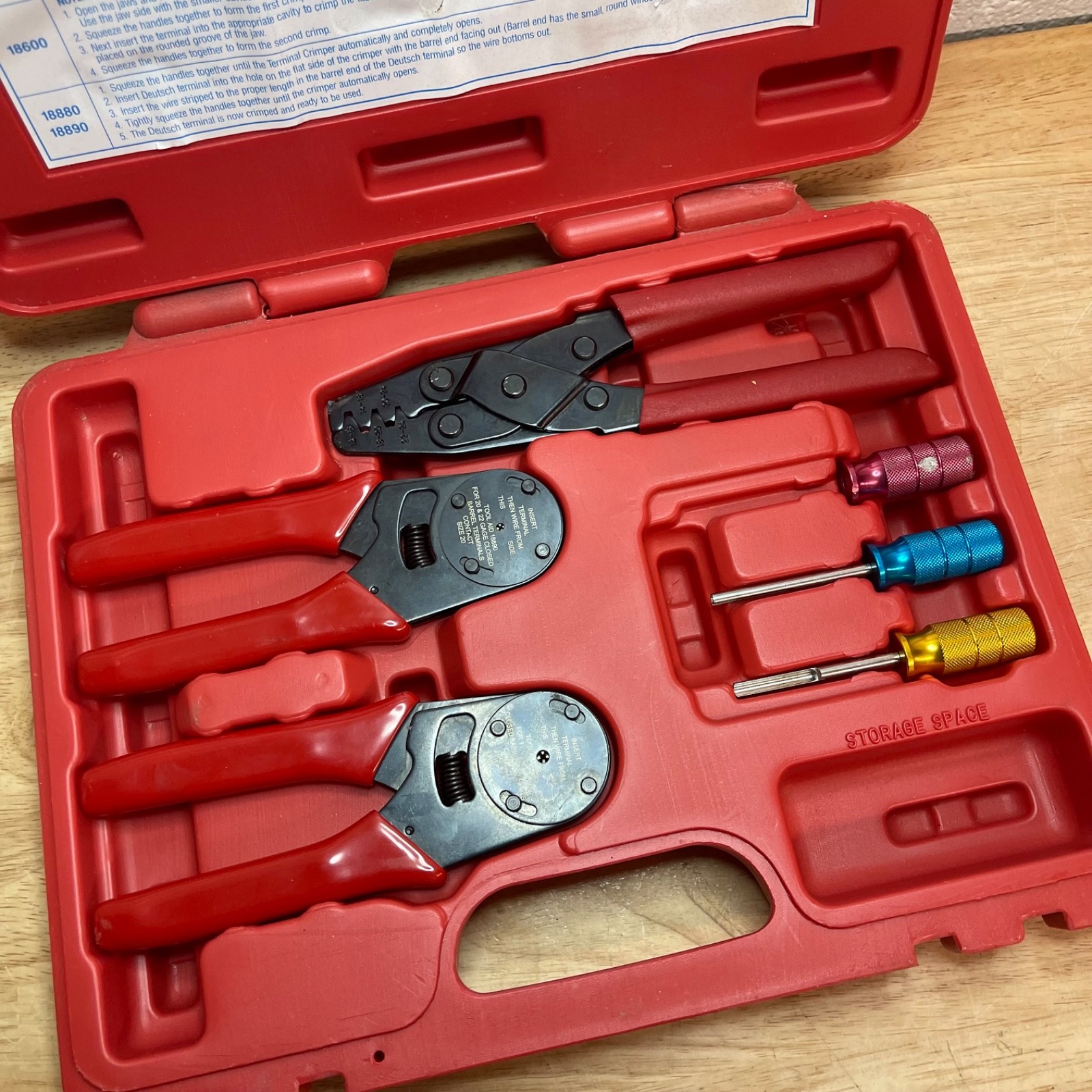 Tool Aid S&G (18650) Deutsch Terminal Service Kit READ