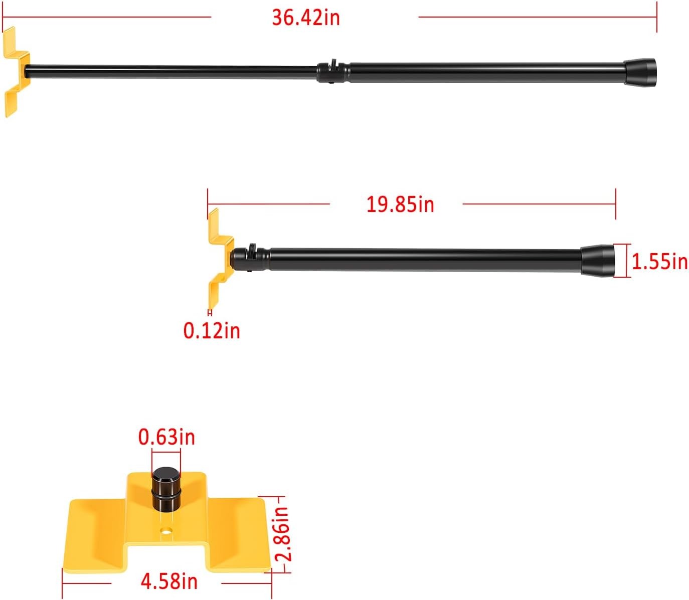 21520 Universal Brake Pedal Depressor Tool for Most Vehicles Pedal Depressor
