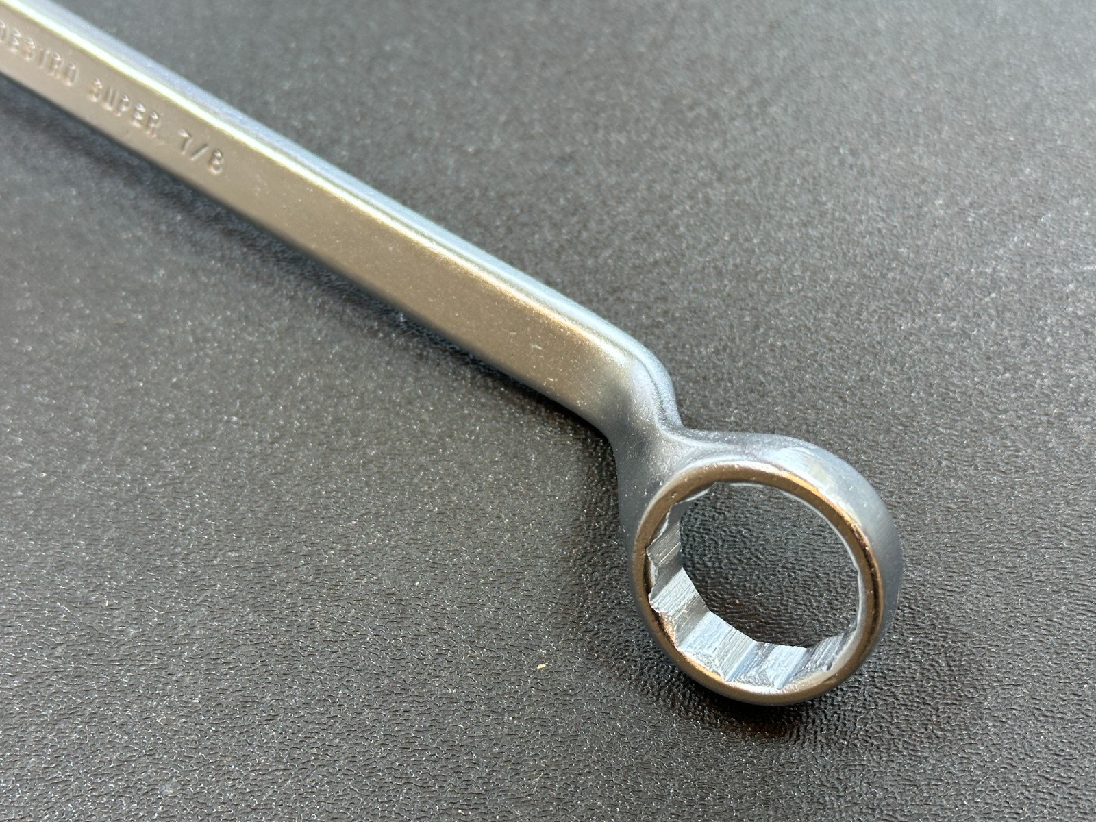 🇺🇸Indestro Tools USA 733A SAE 3/4” x 7/8” Offset Box End Wrench, NEW Old Stock
