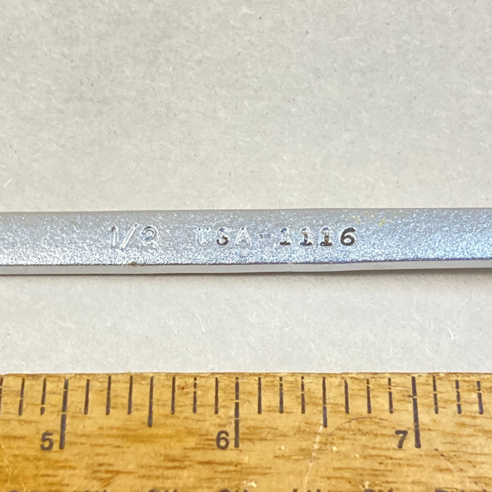 Wright 1/2″ Combination Wrench SAE 12 Point #1116 USA