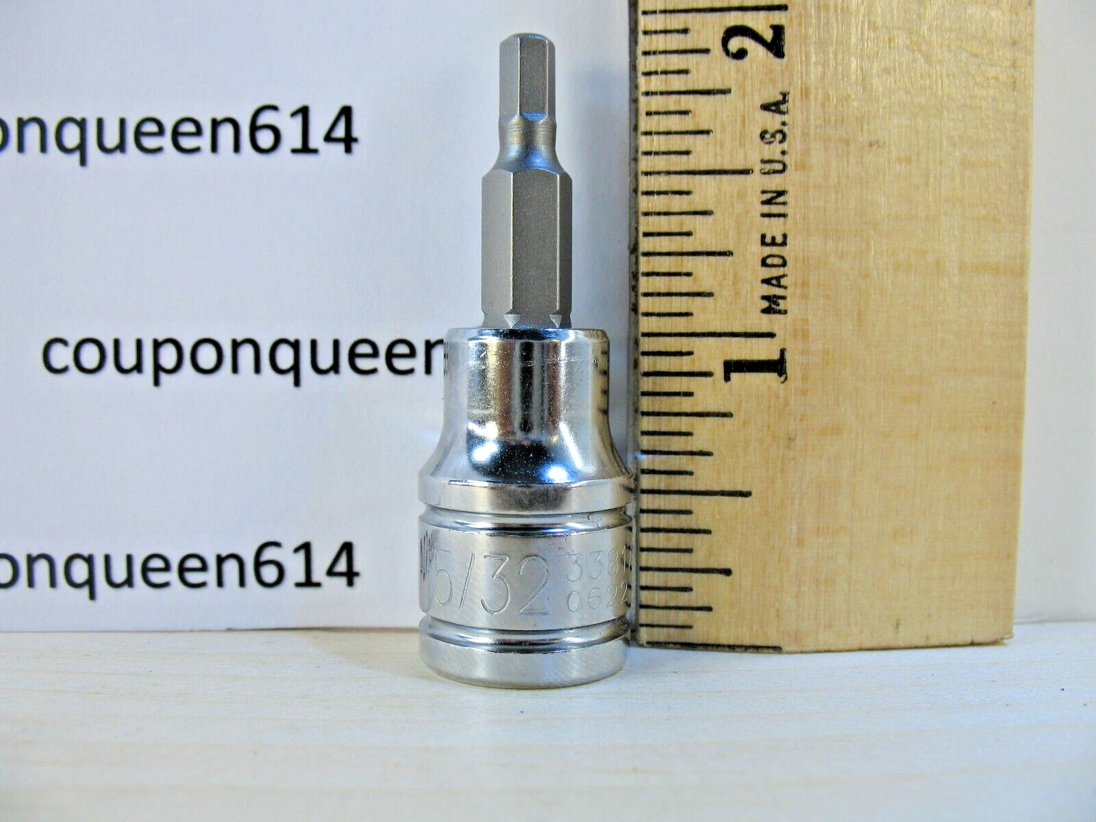 Kobalt 338175-0622, 3/8″ Drive Hex Bit Socket 5/32″ – Brand New