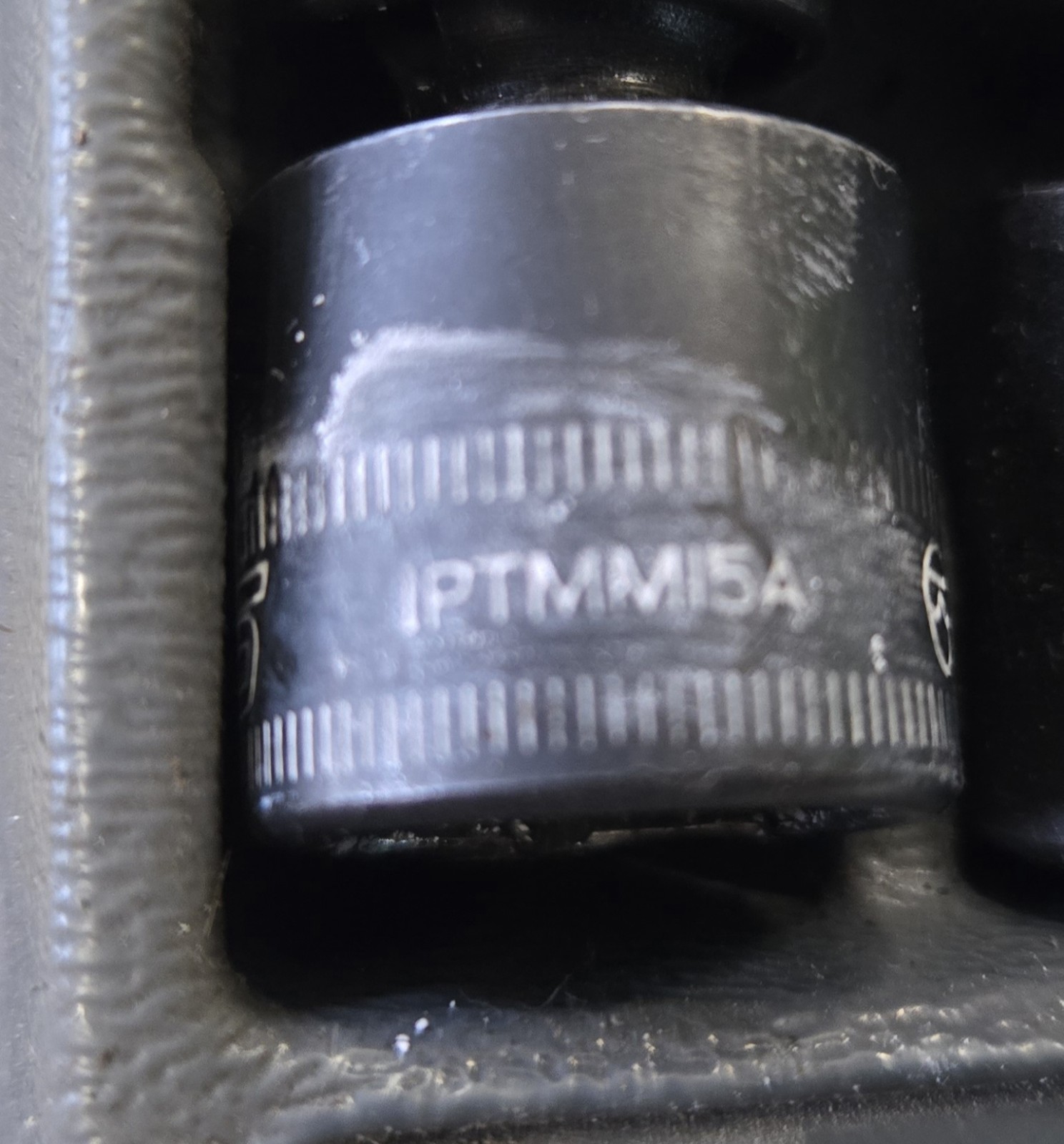 Snap-On IPTMM15A 8 10 12 14 15 6 pc Metric Shallow 1/4” Drive Swivel Impact Set