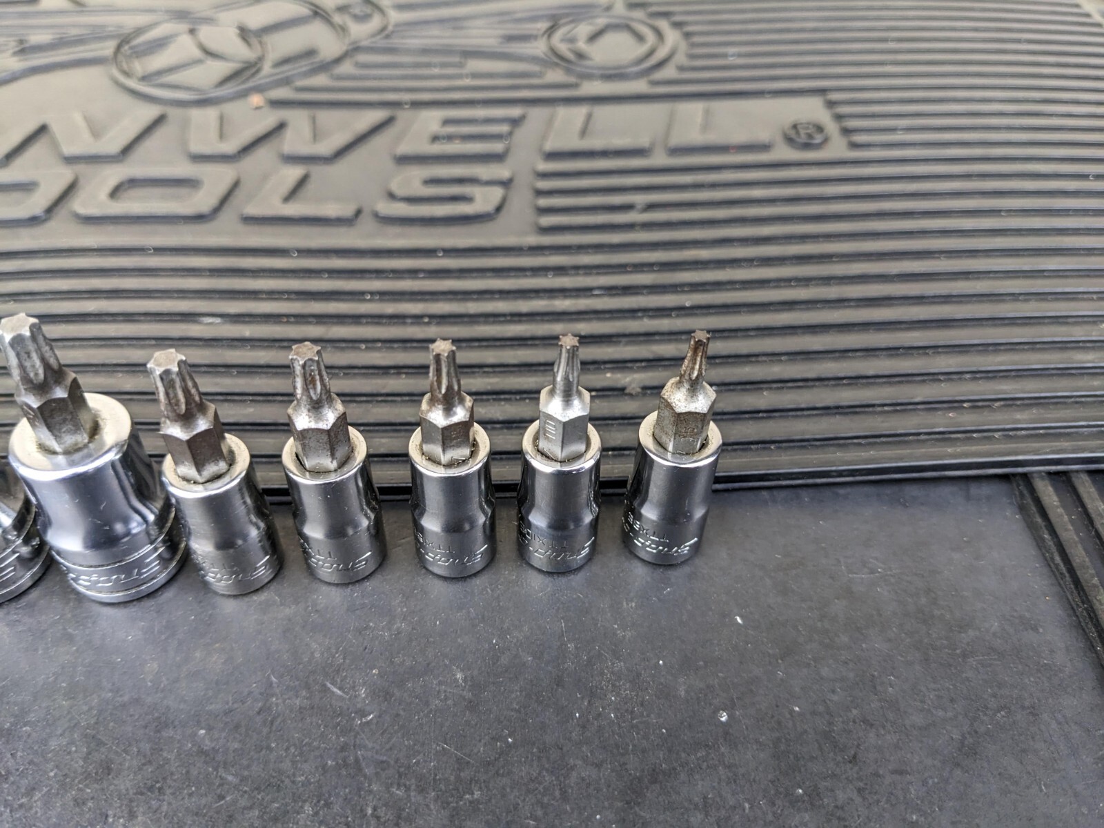 #be327 Snap-on Tools 12 Pc Combo Drive TORX Bit Socket Set 212EFTXY