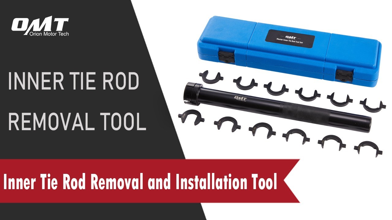 Inner Tie Rod Removal Tool Kit with 12 Crowfoot Adapters & Case – Auto Repair To