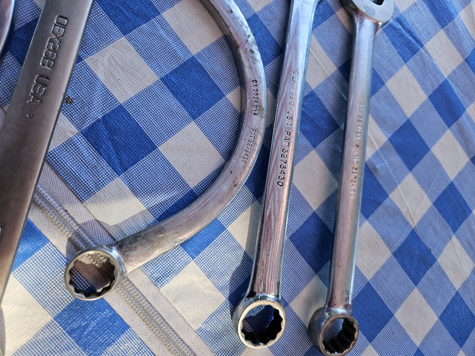 SNAP ON TOOLS WRENCHES Vintage Snap On Wrench Lot of 5 SNAP-ON TOOLS WRENCHES