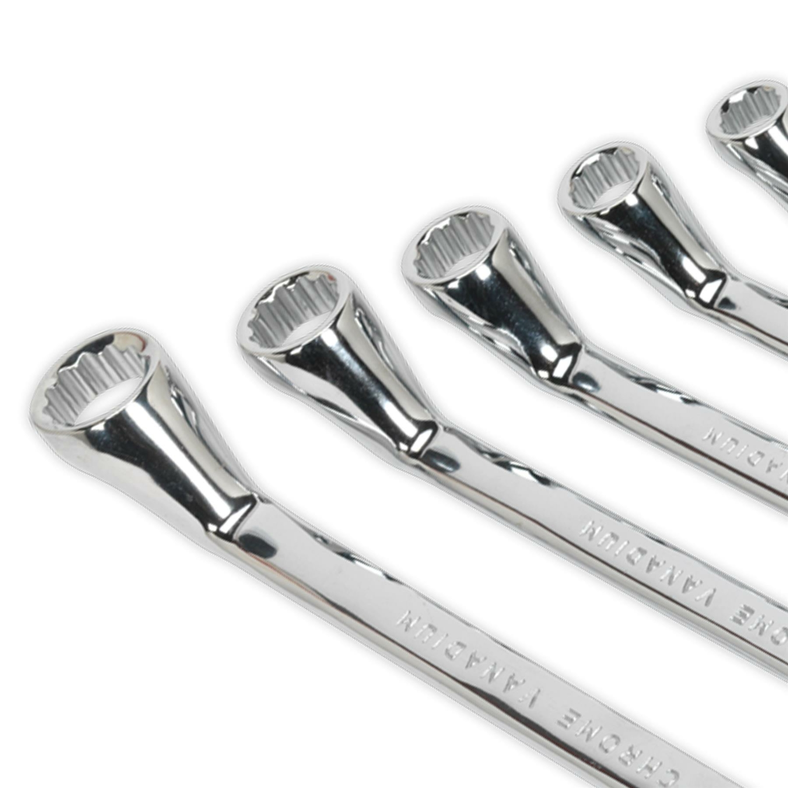 8pc Deep Offset Ring Spanner Set Metric 6x7mm – 20x22mm CRV Steel Fully Polished