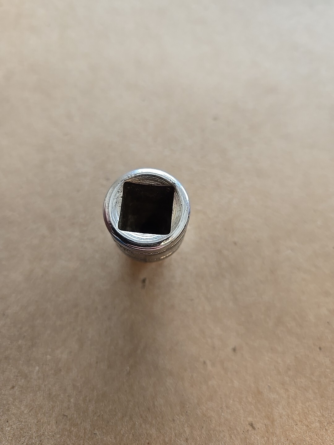 Snap On 3/8″ Drive 1/4″ 6PT SAE Shallow Chrome Socket USA FS081