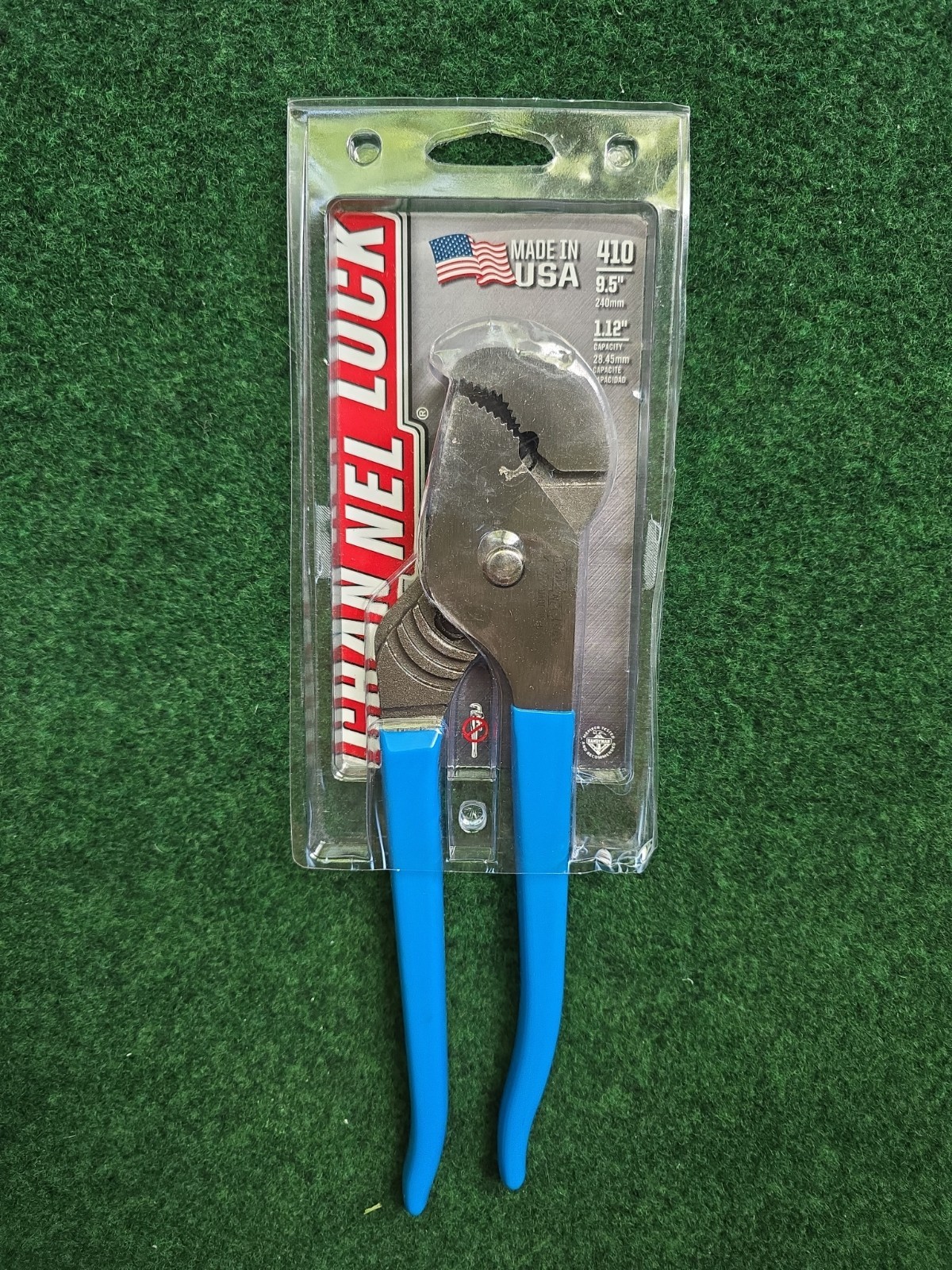Channellock 410 9.5″ Long Nutbuster Tongue + Groove Pliers 1.12″ Capacity USA