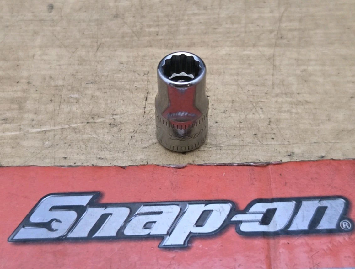 New Snap On TMMD7 – 1/4″ Drive 7mm Shallow 12Pt Chrome Socket Ships Free