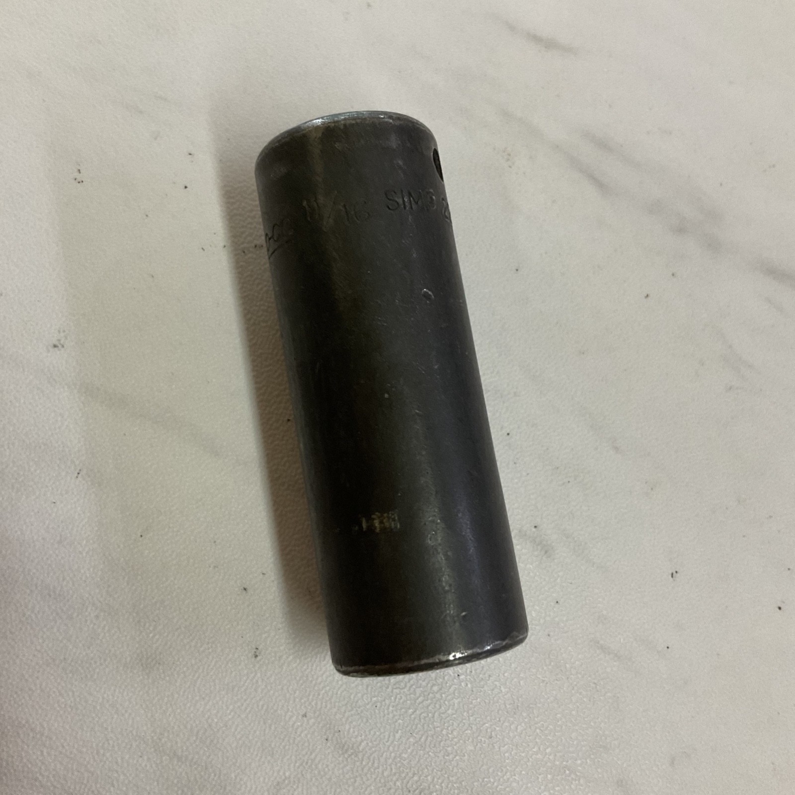 Snap-on SIMF220 3/8″ Flank Drive 11/16″ SAE Deep 6 Point Impact Socket USA