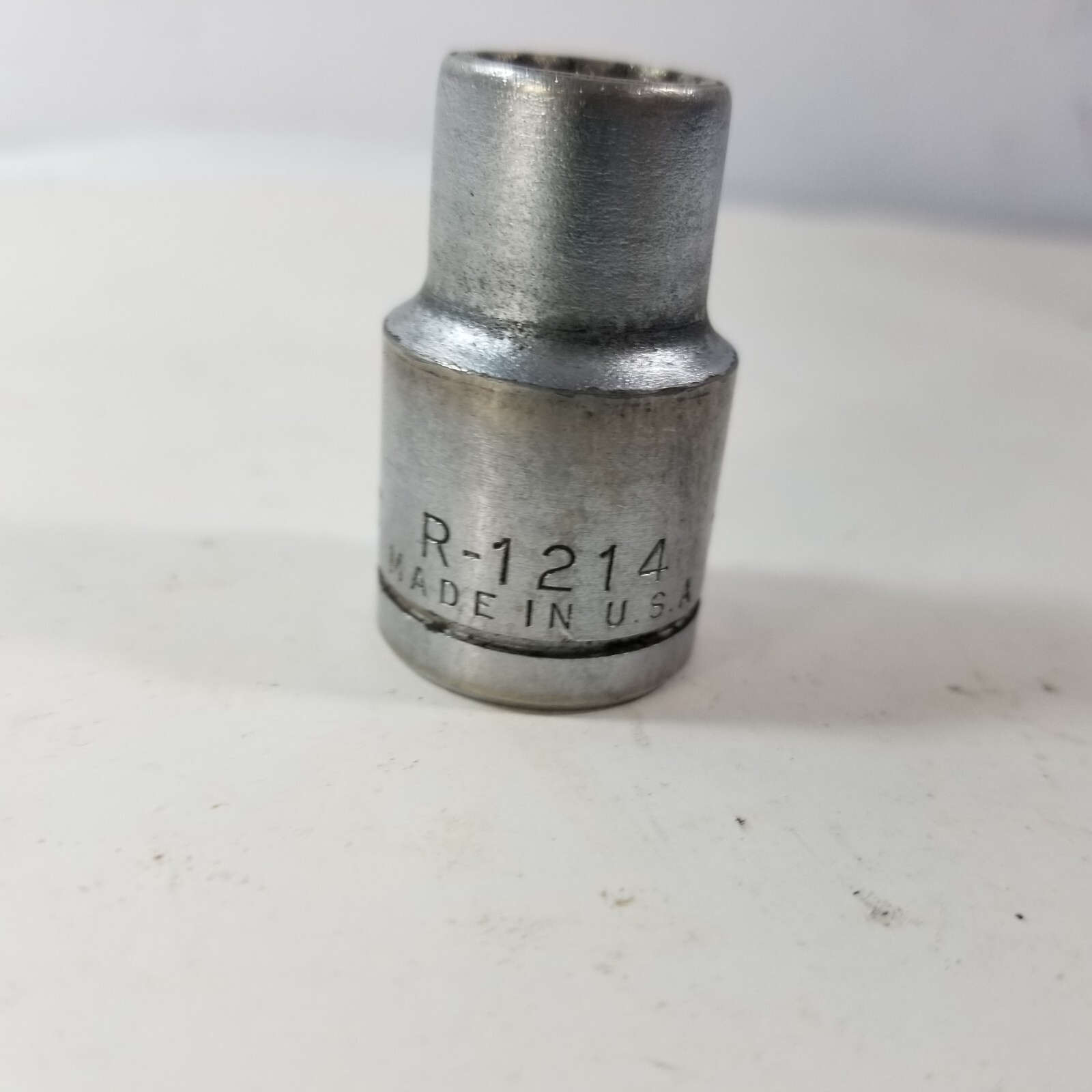 Fleet SAE Socket 7/16″, 12 point, 1/2in drive. R-1214 Made in USA