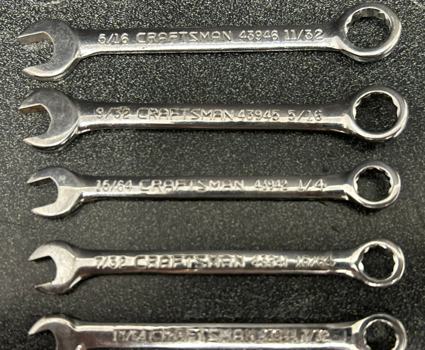 Craftsman USA 7 Piece Mini Wrench Set 43948 43947 43946 43945…FREE SHIPPING