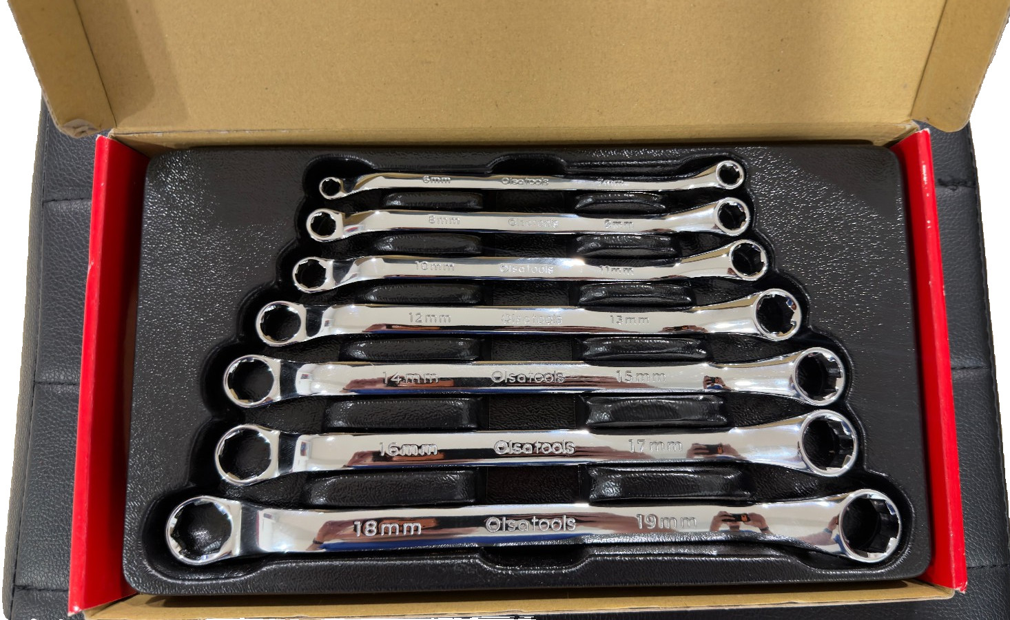 OLSATOOLS Bolt Extractor Offset Wrench Set – 7pc 1311