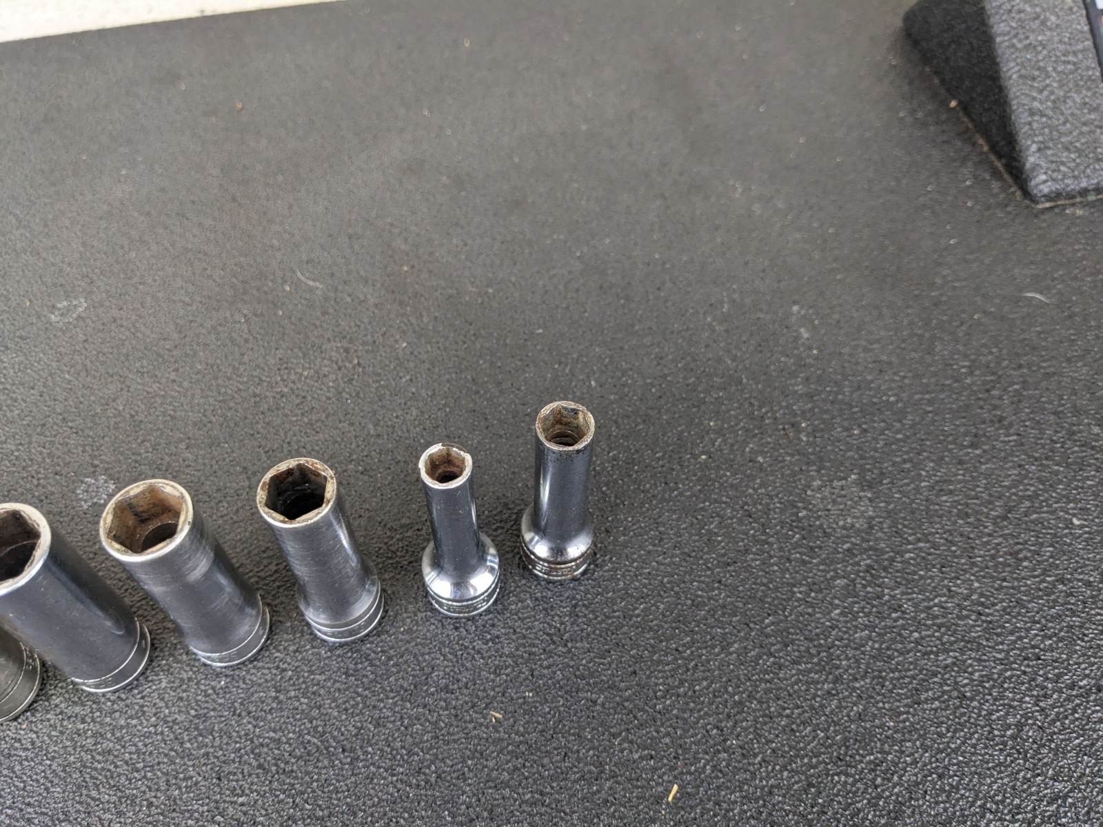 #bo384 Snap on Tools 211SFSY 3/8″ Drive Deep Chrome Socket Set Socket Set
