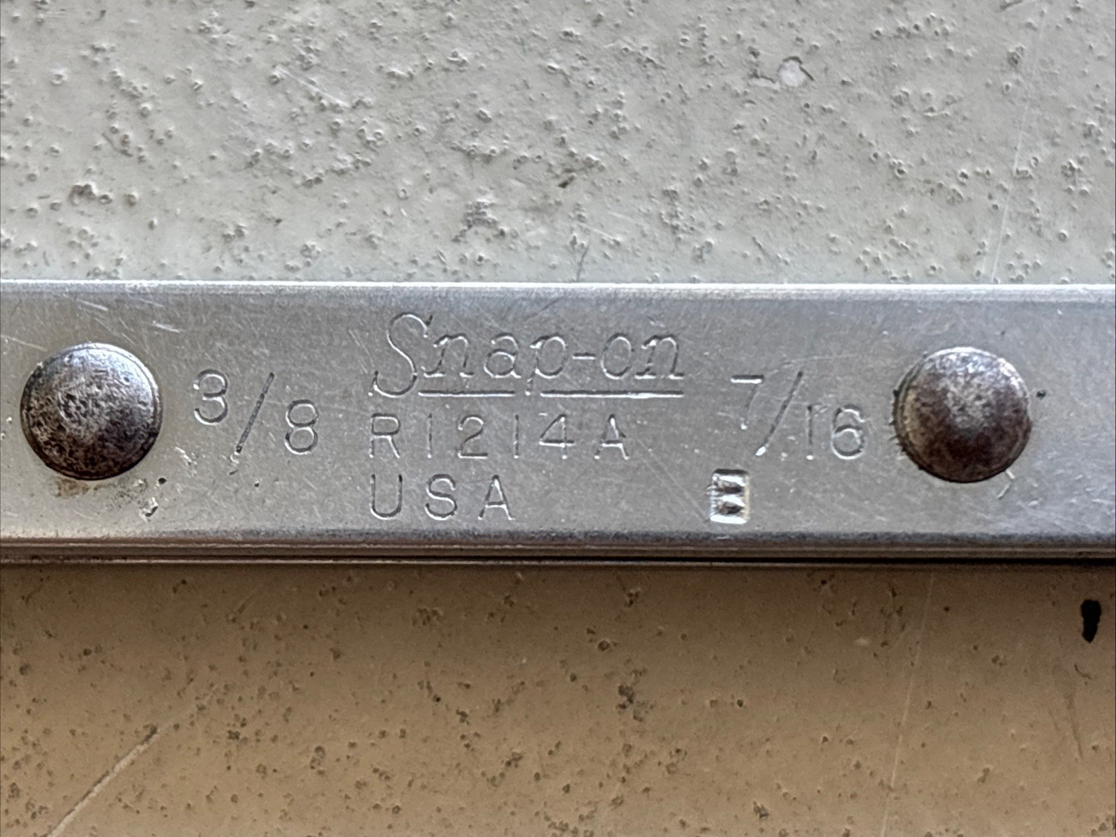 Snap-on 3/8″ x 7/16″ R1214A~12-pt Ratcheting Box Wrench