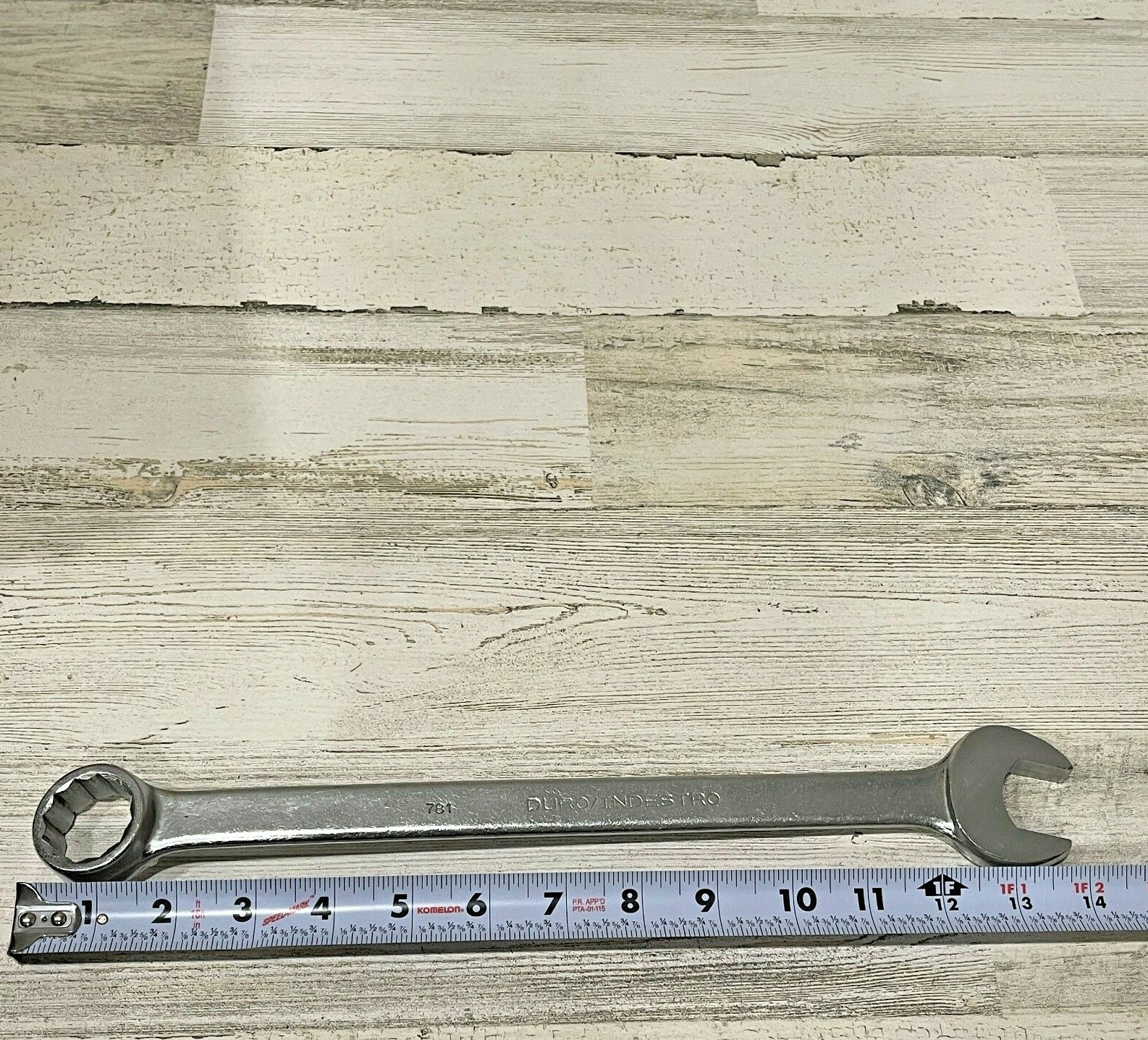 Duro / Indestro 1 1/16» Combination Wrench 781 Made in the USA 12 Point 1-1/16″