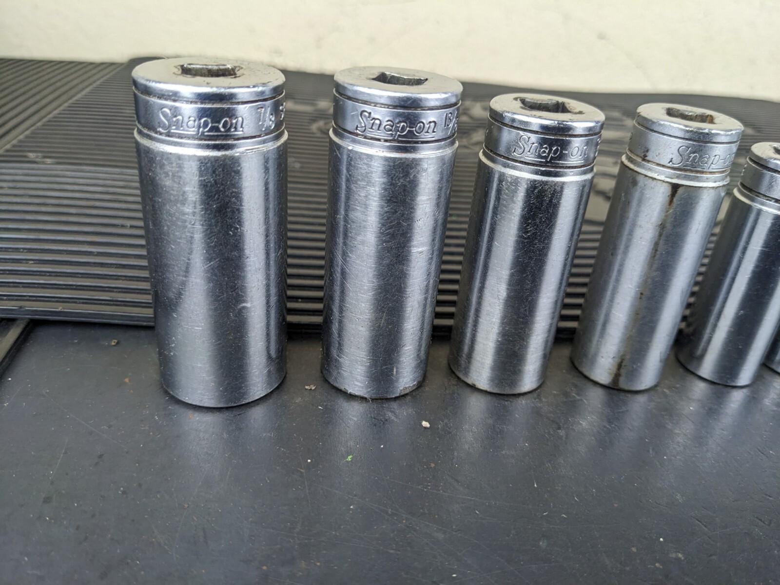 #bg232 Snap on Tools 211SFSY 3/8″ Drive Deep Chrome Socket Set Socket Set