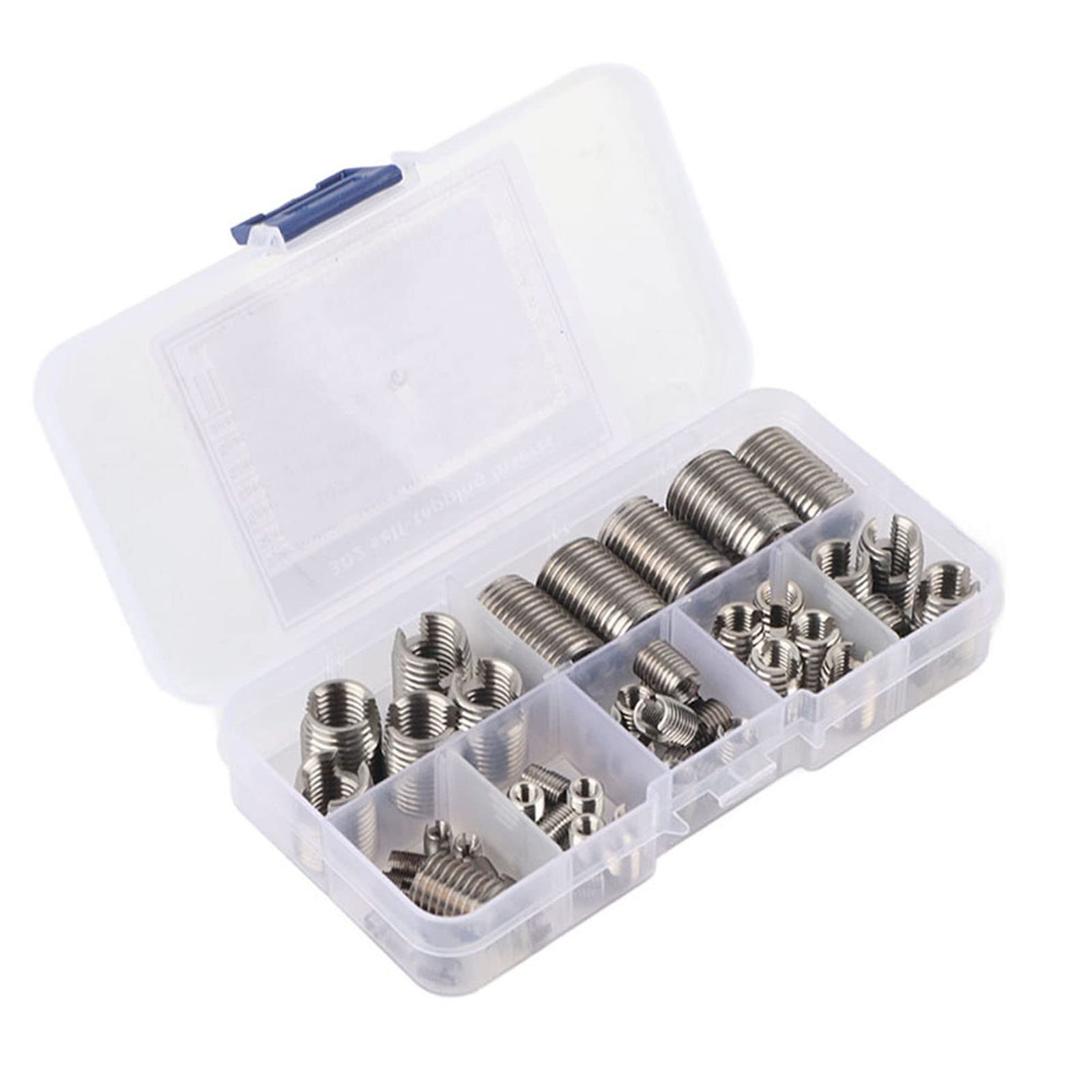 50 PCS Inner Thread Self Tapping Inserts Set Stainless Steel Repair Tool