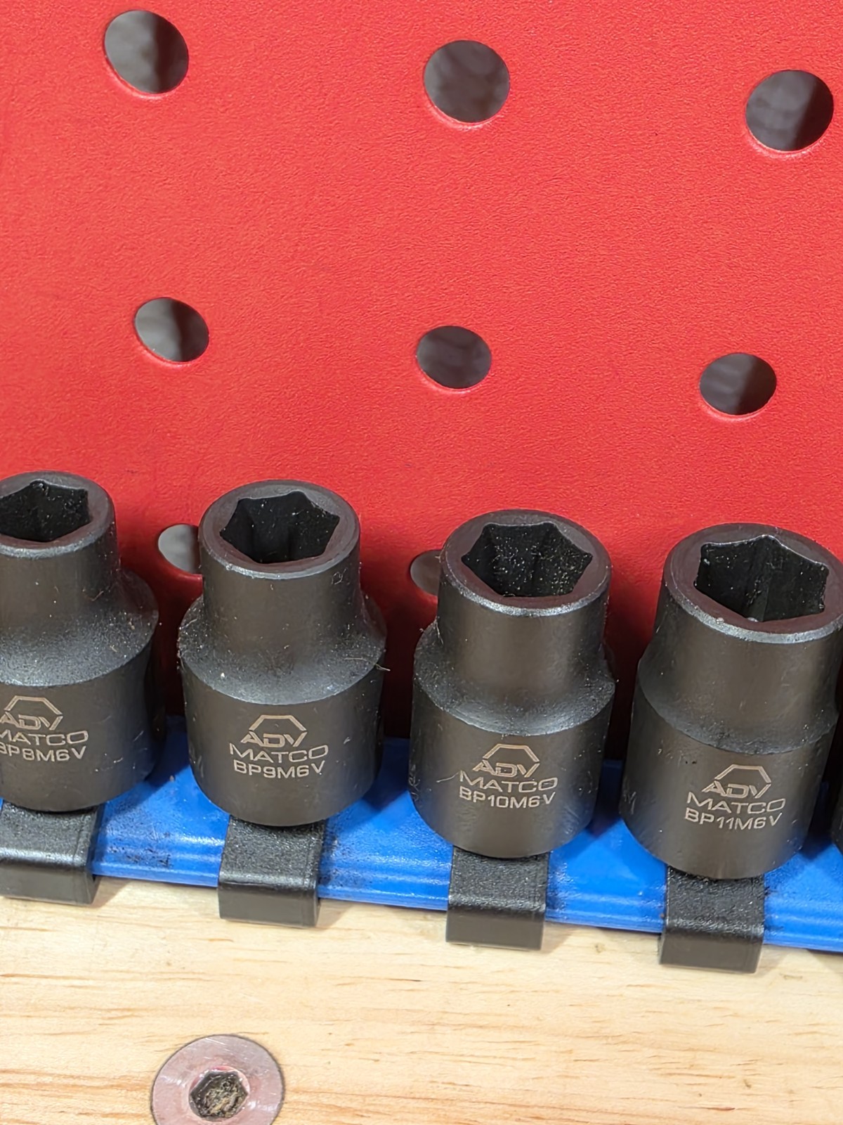 Matco Tools Adv SBPM136V 7-19mm 3/8″ Drive Shallow 6-Point Impact Socket Set