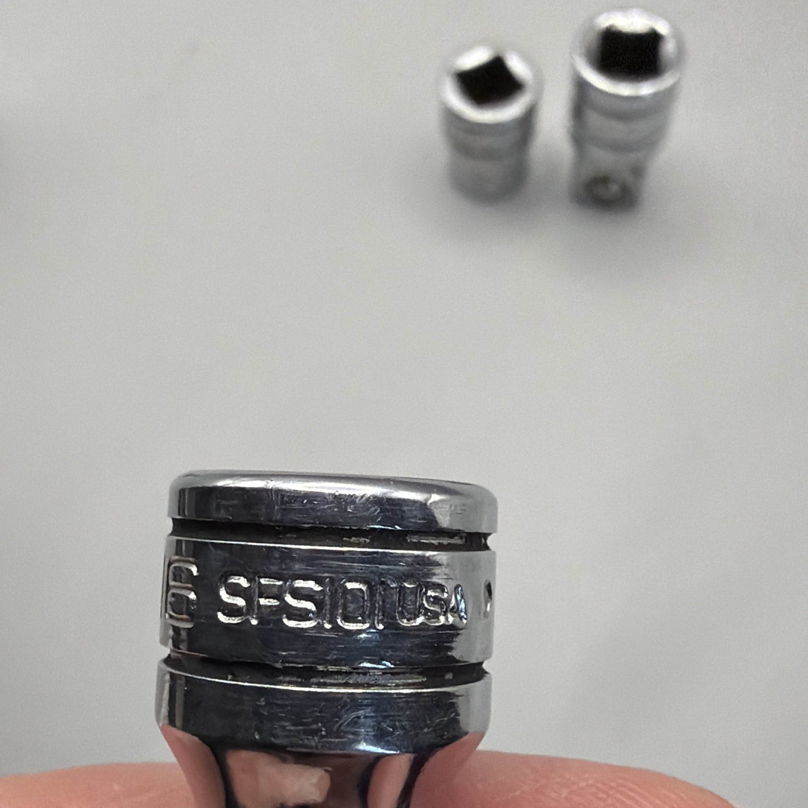 Snap On Sockets (SFS081, 101. F141. A2 Adapter).Read