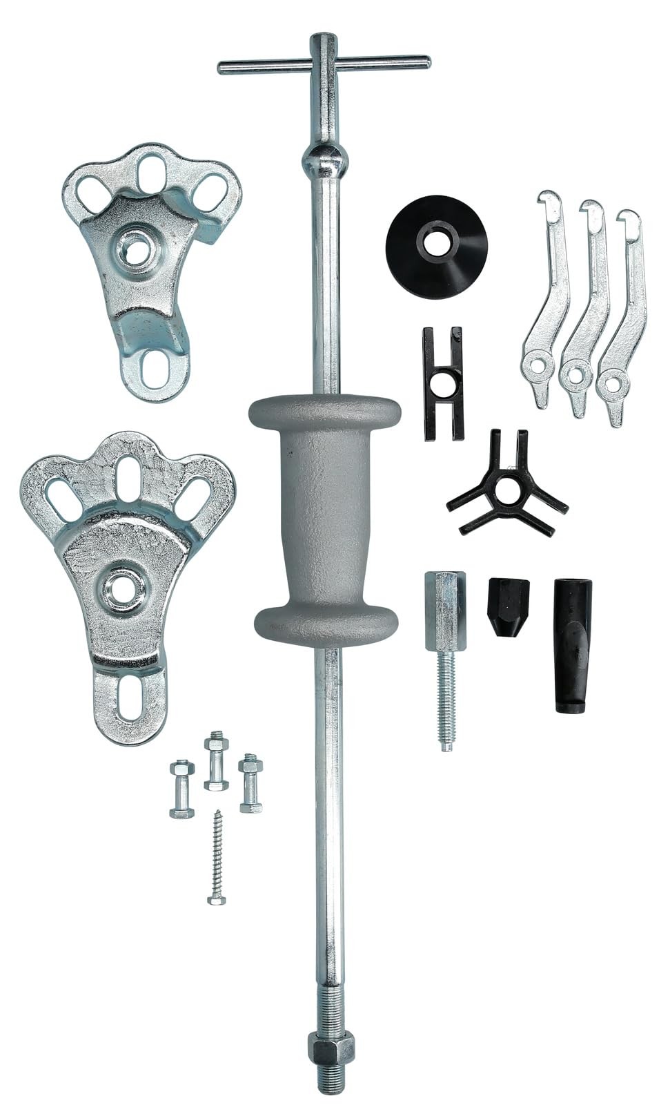 KS TOOLS wheel hub puller with slide hammer, forged, 16 pieces