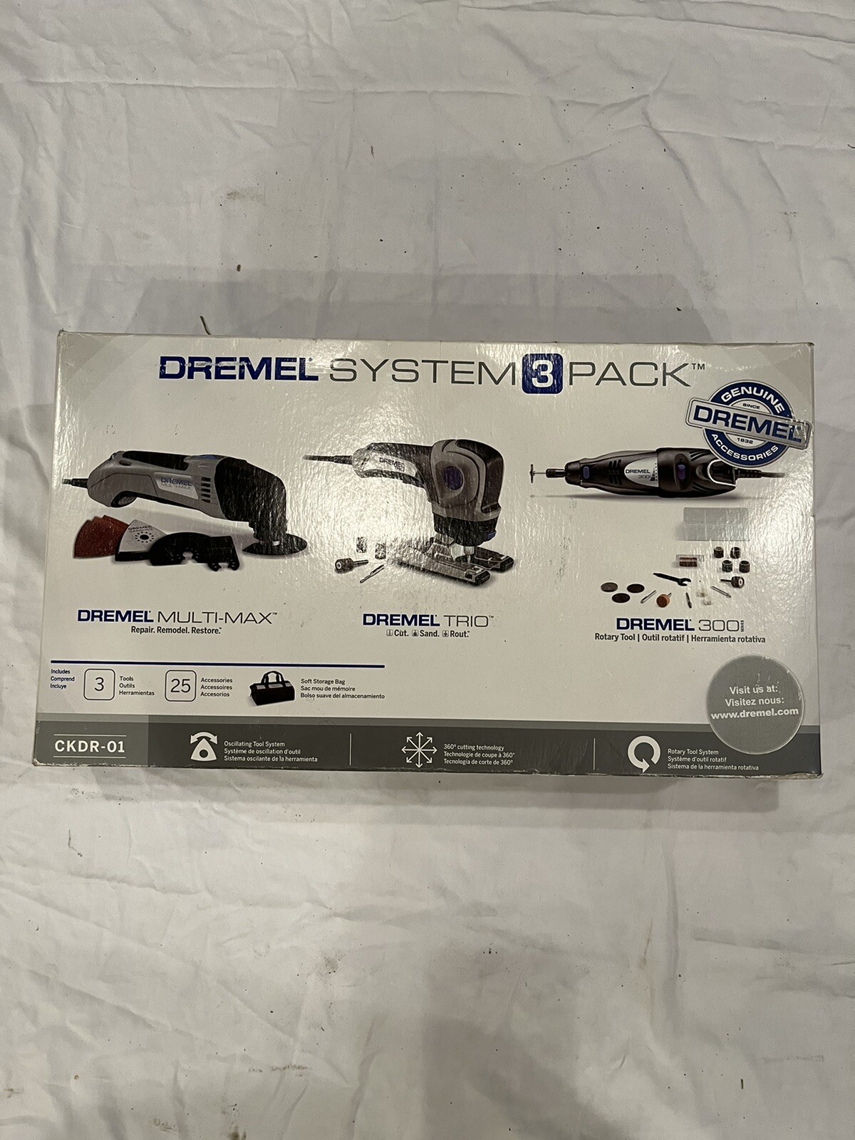🛠️ Kit Dremel Multi-Max 3 Outils + 25 Accessoires & Sac Transport 🎒
