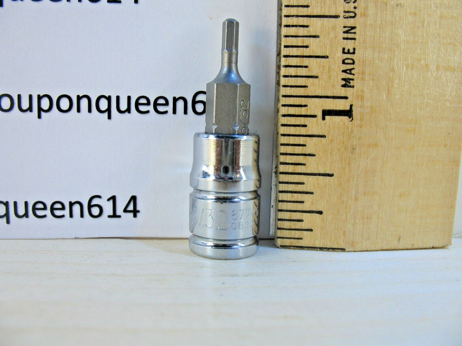 KOBALT 87745-0622, 1/4″ Drive Hex Bit Socket 3/32″ – Brand New