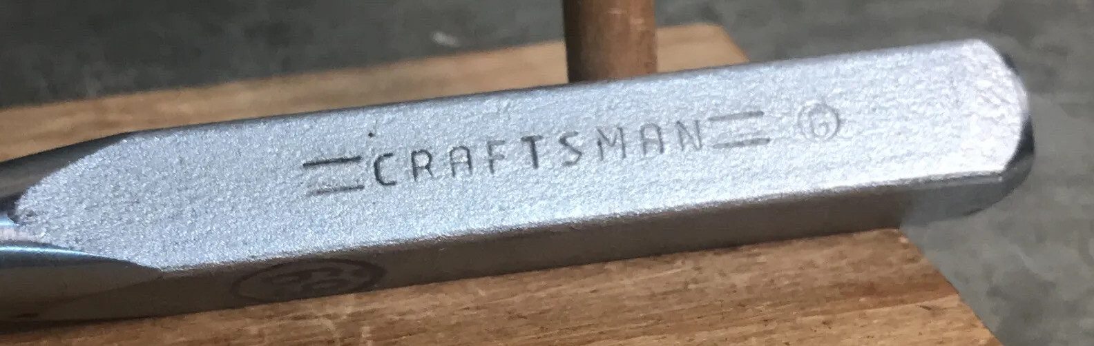 Craftsman Vintage 69 Cents 1/2” Pointed Prick Punch 5 3/4” Made in USA LN 2 Line