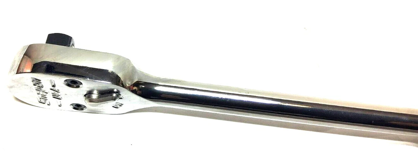 Snap-on Tools 3/8″ Drive 100 Tooth GREEN HARD Grip Long Ratchet FHLD100G USA NEW