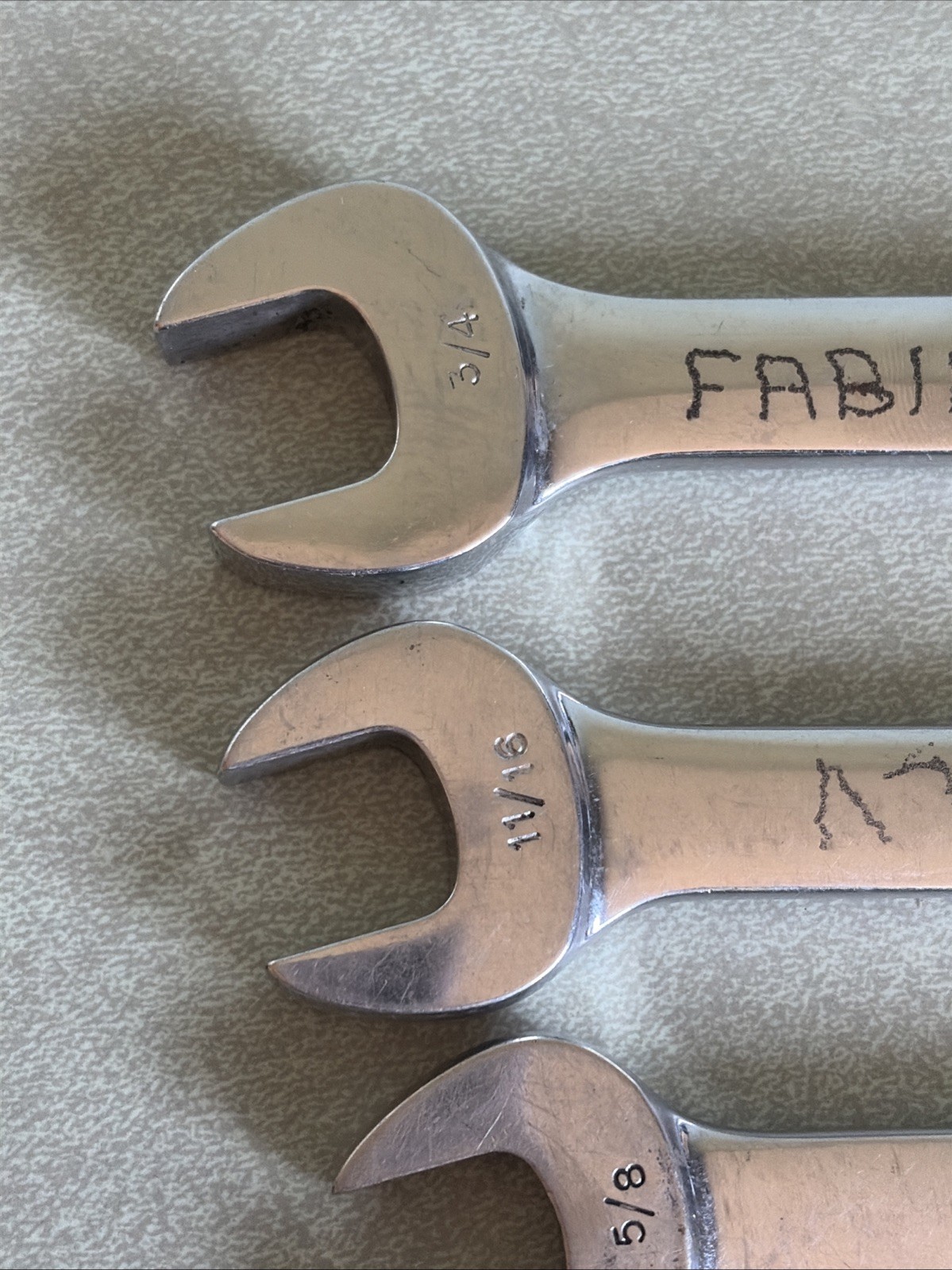 Snap On Tools Line Wrench 7 Piece Set SAE 5/16-3/4