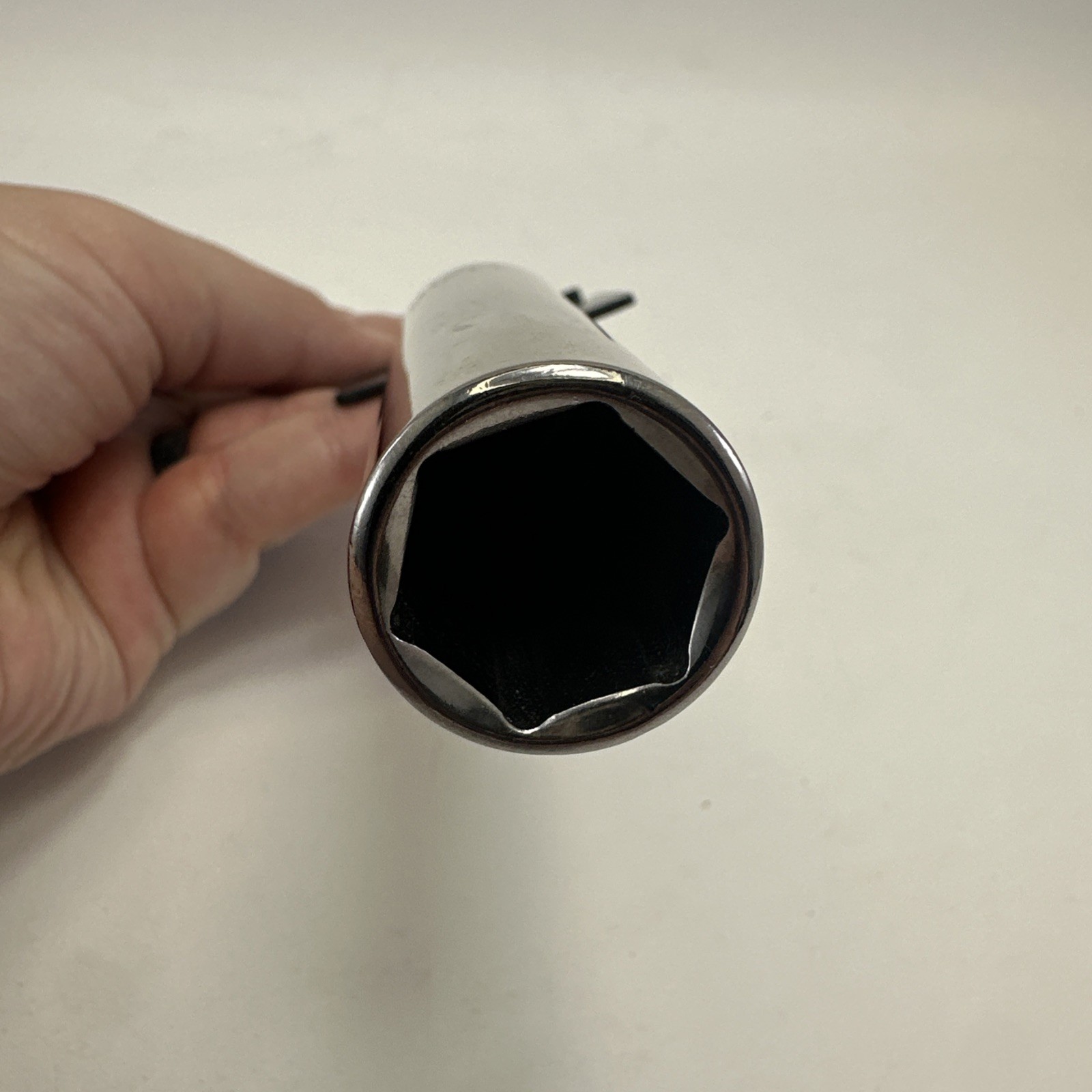 Craftsman 1/2″ Drive 11/16″ 6 Pt Deep Socket SAE Easy Read 45934 USA New NOS