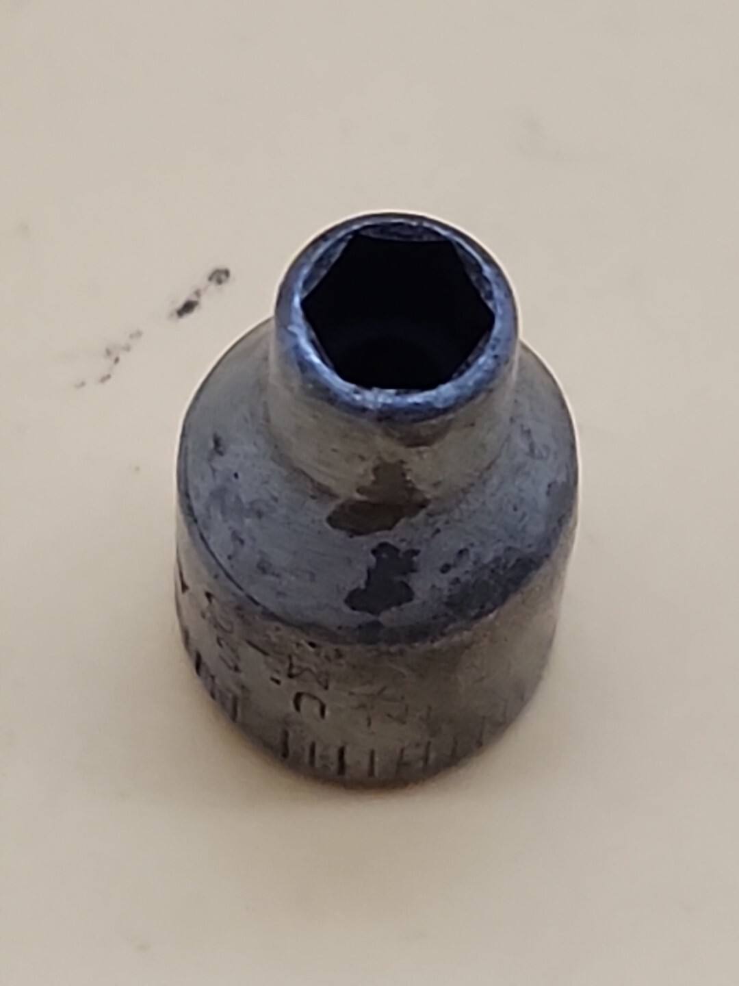 Snap-On Tools 9/32″ Drive 3/16″ SAE 6pt Midget Chrome Socket M-6 USA