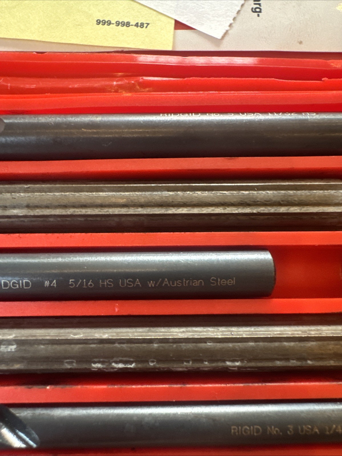 Vintage Blue Point Snap-On Screw Extractor Set No. E-1020 Complete in Case