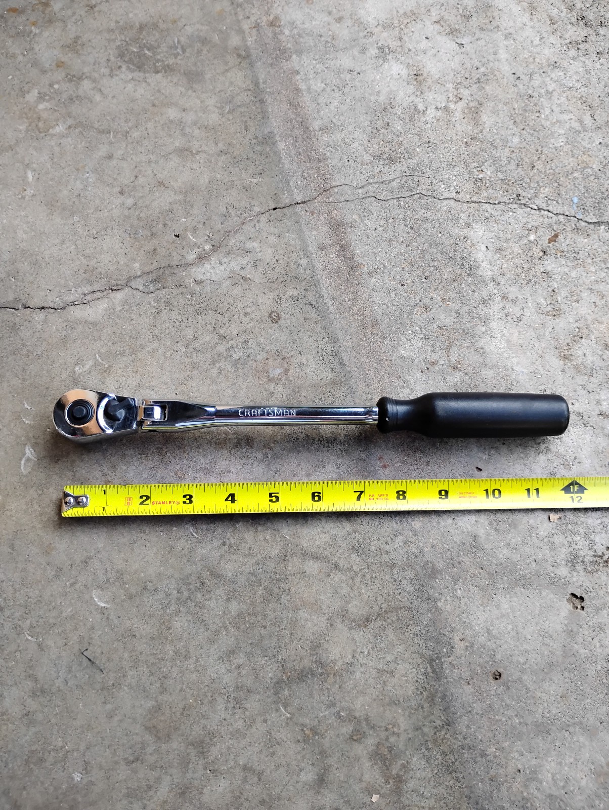 Craftsman 12″ Flex Head Ratchet 3/8″ Drive Black 44836 VK USA