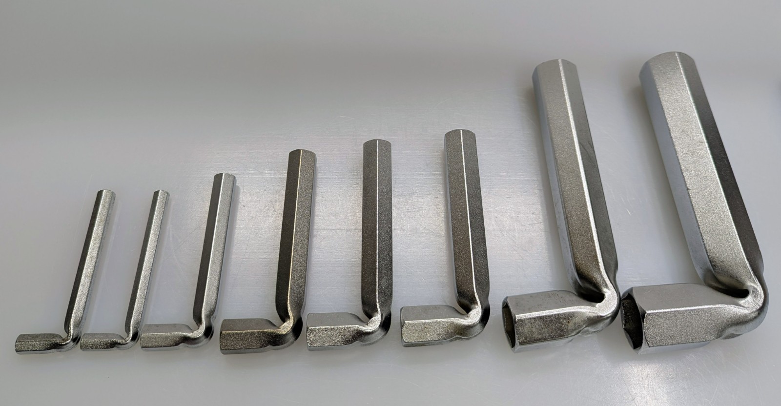 8 FACOM & ETERNUM L-Shape Hex Wrenches Sizes: 5, 5.5, 8, 11, 12, 13, 19, & 23mm