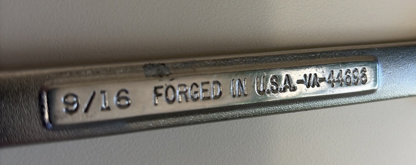 Craftsman Open & Box End Wrench (LOT of 4) 1, 11/16, 5/8, 9/16