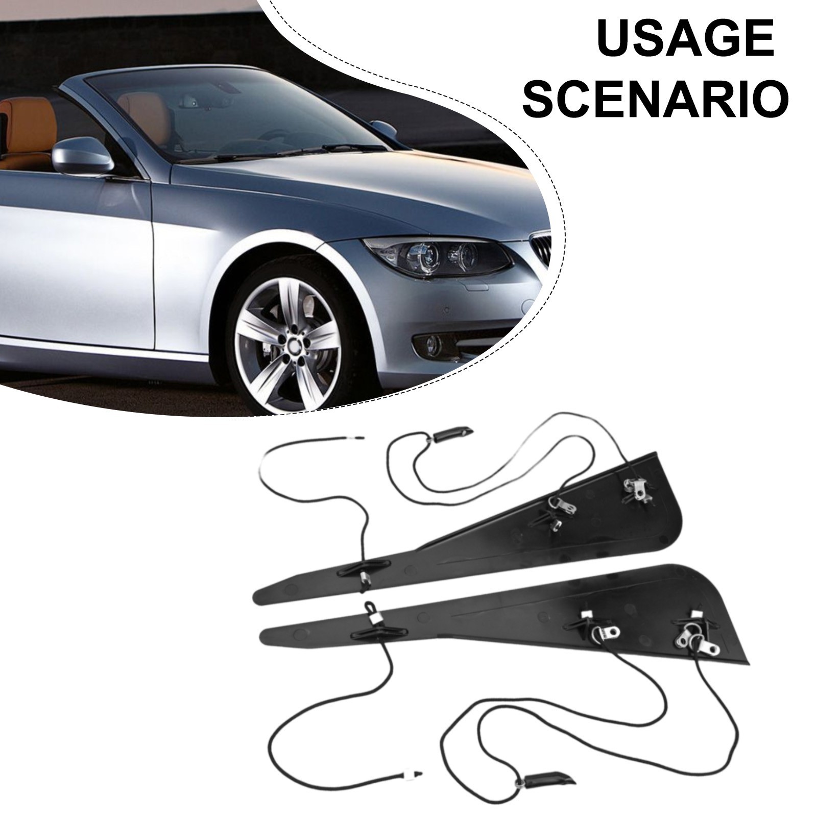 C Pillow Replacement Parts for Easy Fix on For Bmw 3 Series For E46 Roofs