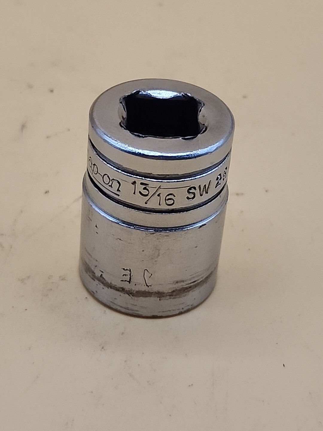 Snap-On Tools SW-261 13/16″ 1/2″drive 12 point chrome socket USA