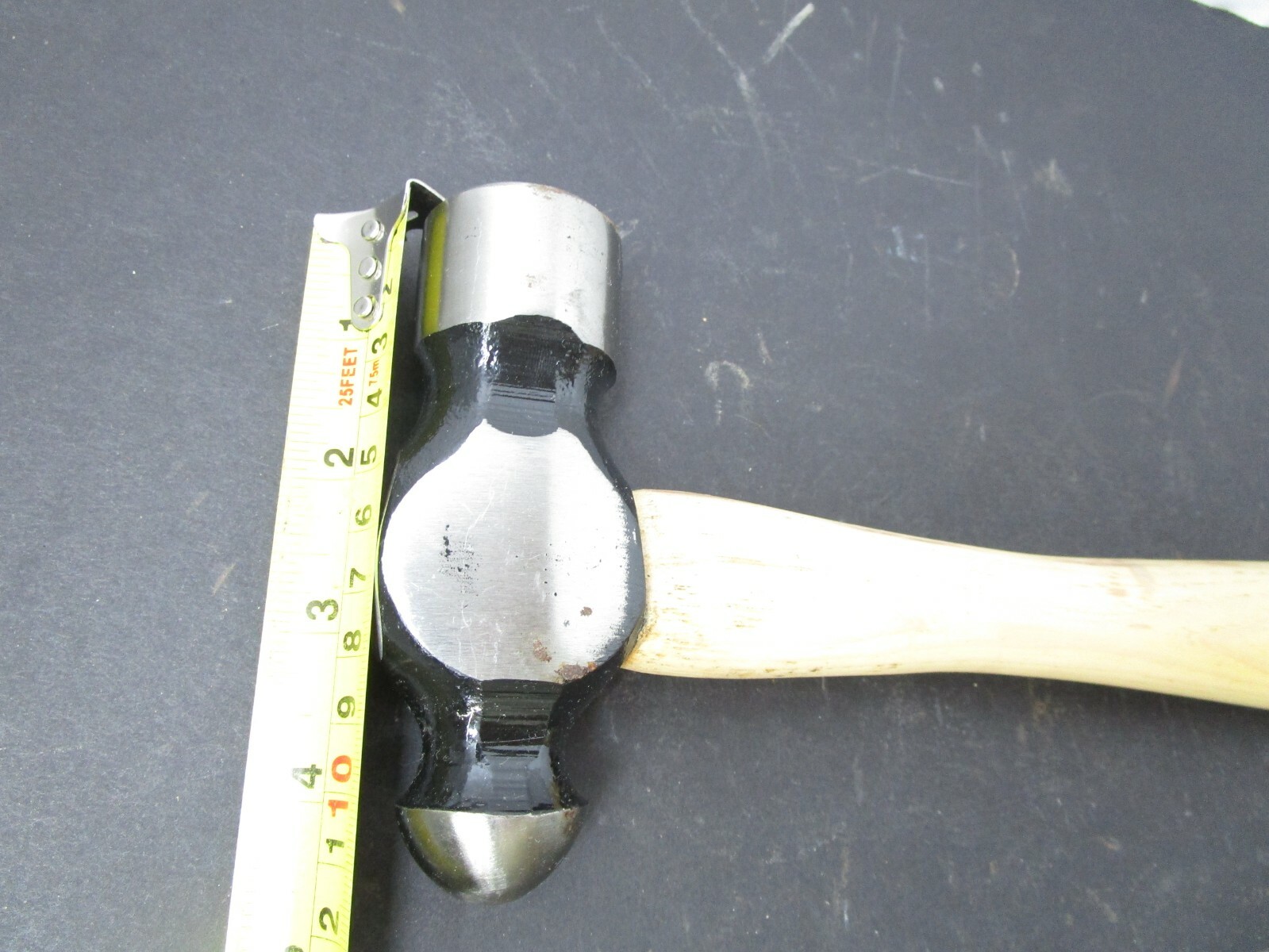 Ball Peen Hammer 1lb 15oz Machinist Wood Handle Autobody Metalworking Tool